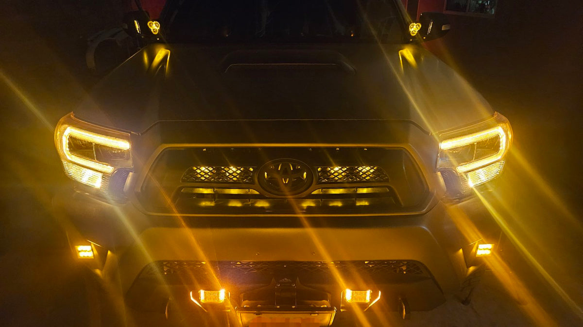 2005-2023 Toyota Tacoma Behind the Grille Light Bar Bracket
