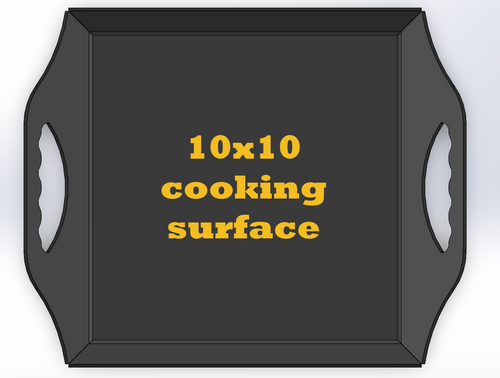 10x10 Griddle