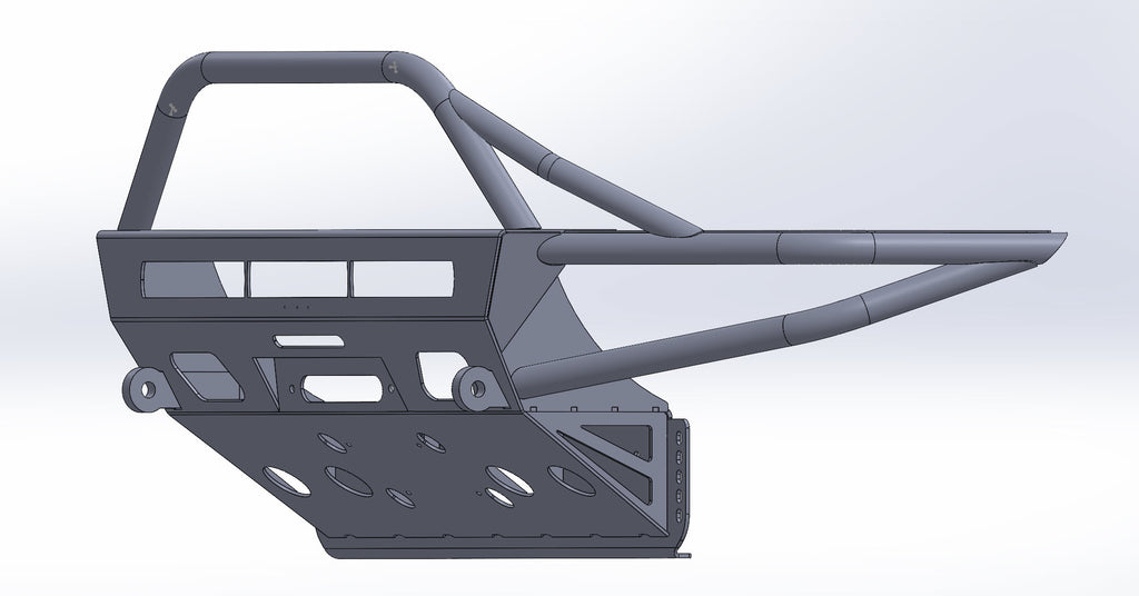 BAMF light 5th Gen 2010 plus  4runner (DIY weld yourself kit) Hybrid bumper