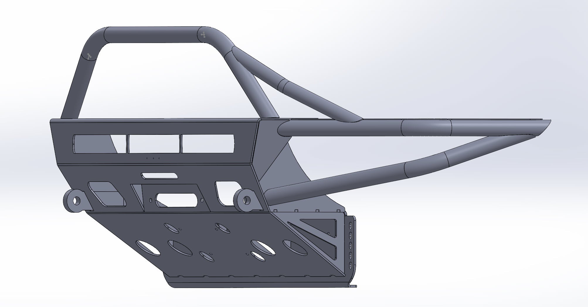 5th Gen 2010 plus 4runner (DIY weld yourself kit) Hybrid bumper