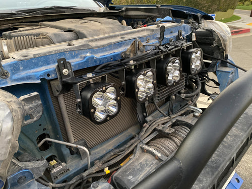 2005-2023 Toyota Tacoma Behind the Grille Light Bar Bracket