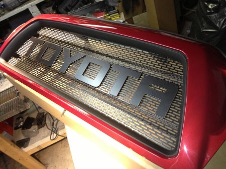 Raptor Grille Letters